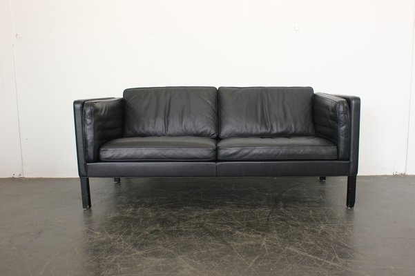 2332 Leather Sofa By Børge Mogensen, Light Color Leather Sofa