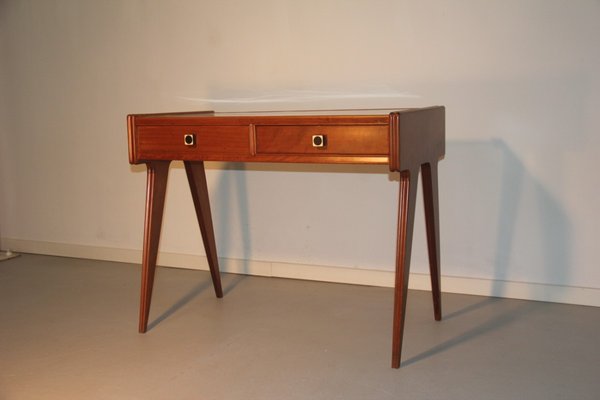 Mid Century Italian Desk With White Top 1950s Mid Century Italian Desk With White Top 1950s