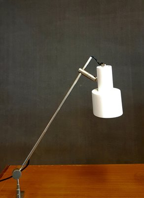 Desk Or Table Clamp Lamp By Tito Agnoli, Luxo Lamp Table Clamp
