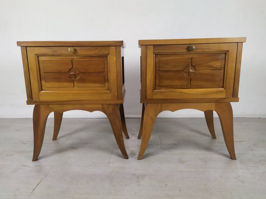 Vintage Bedside Tables Set Of 2 For At Pamono Vintage Bedside Tables Set Of 2 For, Vintage Wood Bedside Tables
