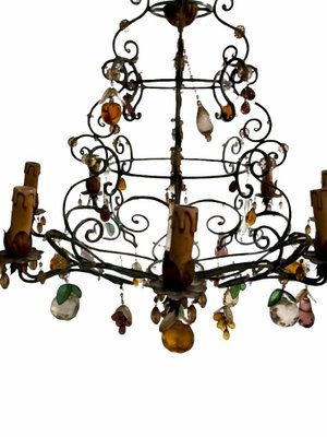 Vintage Wrought Iron Chandelier For, Vintage Style Wrought Iron Chandelier