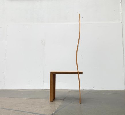 Postmodern High Back Chair for sale at Pamono