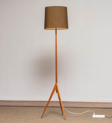 Slim And Tall Scandinavian Teak Tripod Floor Lamp From Luxus Sweden 1960s For At Pamono Slim And Tall Scandinavian Teak Tripod, Slim Floor Lamp