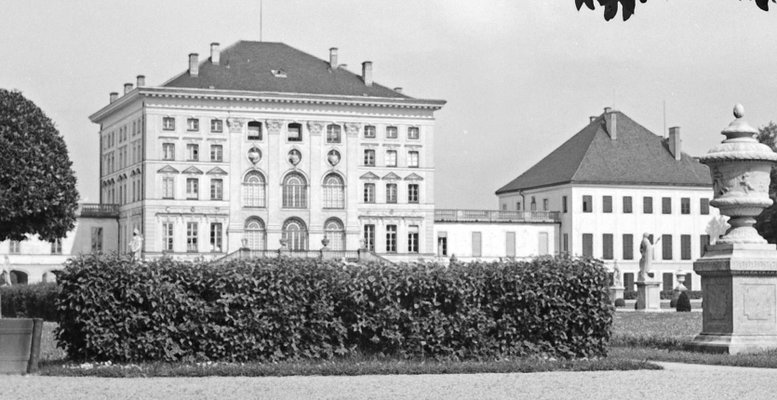 Park of Nymphenburg Castle in the West of Munich, Germany, 1937