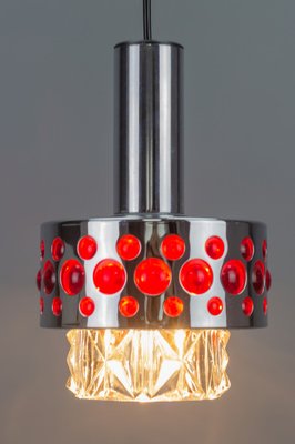 Suspension vintage par le designer italien Gaetano Sciolari en 1970