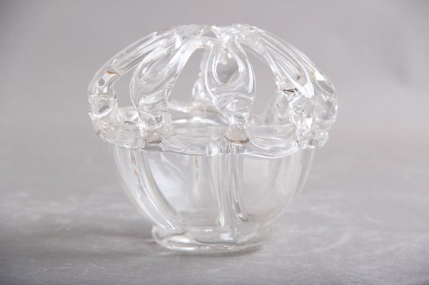 Dänisches Mundgeblasenes Glas Braut Krongefäß, 1900er bei Pamono kaufen