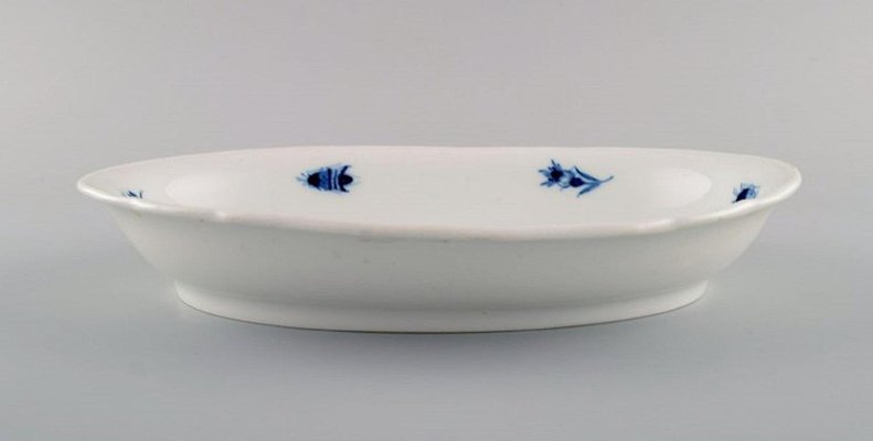 食器 Meissen, antique Antique Meissen Porcelain Bowl with Hand-Painted Flowers and