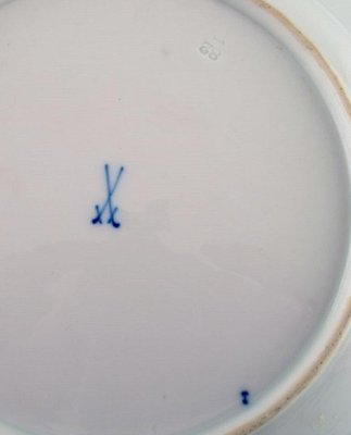 食器 Meissen 2003 Memorial Plate Meissen Porcelain Marks Markings Dealer Display Plate