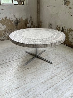 Marble Mosaic Coffee Table by Heinz Lilienthal