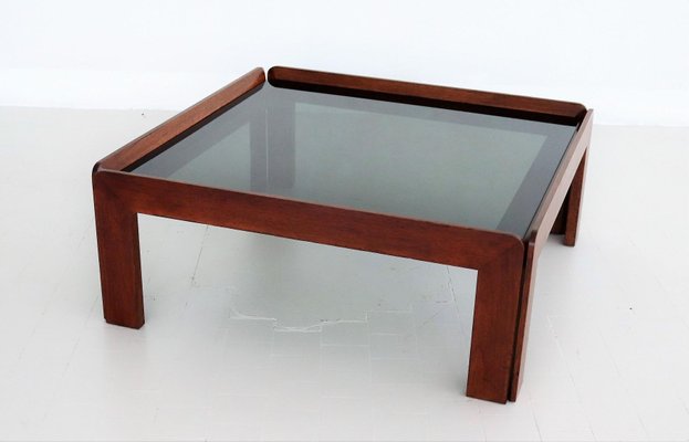 Mid century modern square coffee sales table