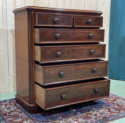 Victorian Mahogany Dresser 19th, Tall Dresser For Two Year Old