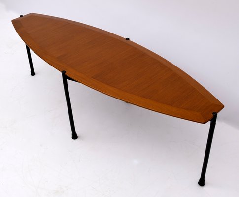 Mid century store surfboard coffee table