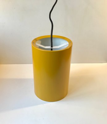 Yellow Sektor Pendant Lamp by Jo Hammerborg for Fog & Mørup, 1970s