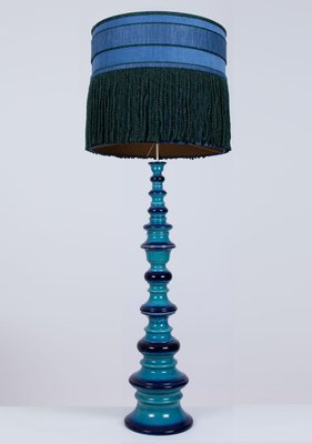Large Ceramic Floor Lamp With New René, Oversized Lamp Shades Floor Lamps