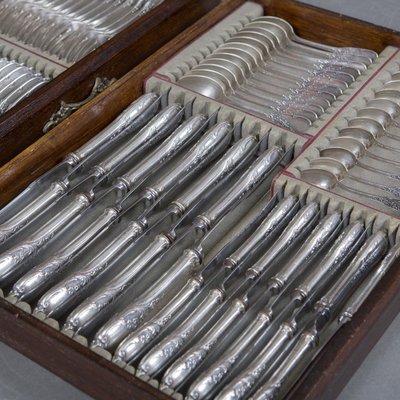 Silverware Set Russian Empire for sale at Pamono