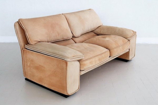 Mid Century Italian Nappa Leather Sofa By Ferruccio Brunati 1970s For At Pamono Mid Century Italian Nappa Leather Sofa, Helena Top Grain Leather Sofa Loveseat Armchair And Ottoman Set