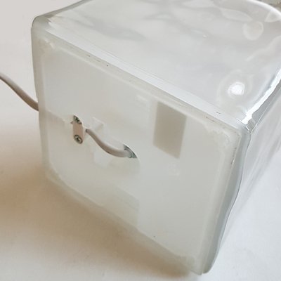 Frosted Glass Ice Cube Table Lamp From, Ikea Frosted Glass Table Lamp