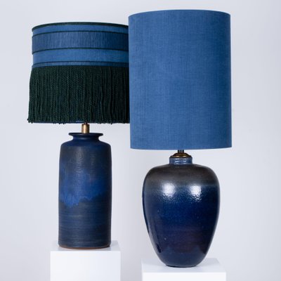 Large Ceramic Table Lamps With Custom, Large Teal Table Lamp Shade