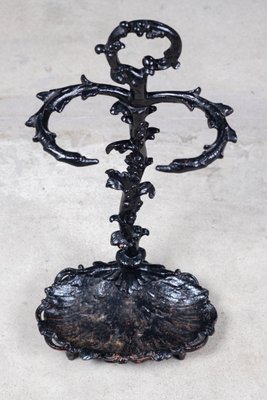 Victorian Cast Iron Fireplace Tools & Stand