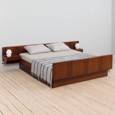 Danish Mid Century Modern Rosewood King, Modern King Size Bed