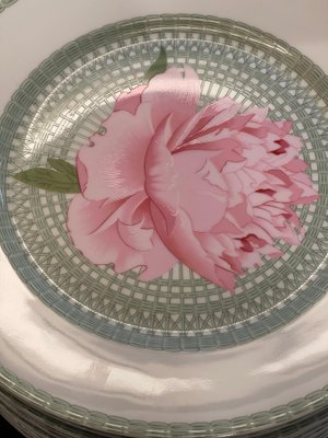 Pivoines Dinner Service from Hermes, Set of 14 for sale at Pamono