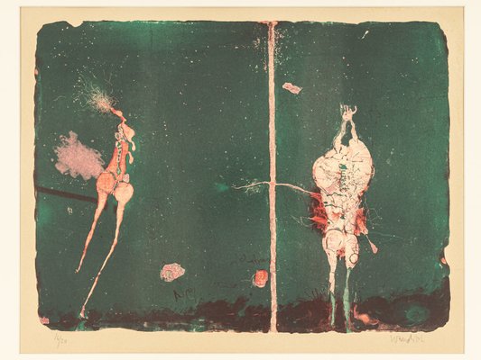 Paul Wunderlich、LITHOGRAPHIEN Ⅰ-Ⅳ PAUL WUNDERLICH, lithograph in colours, signed and numbered