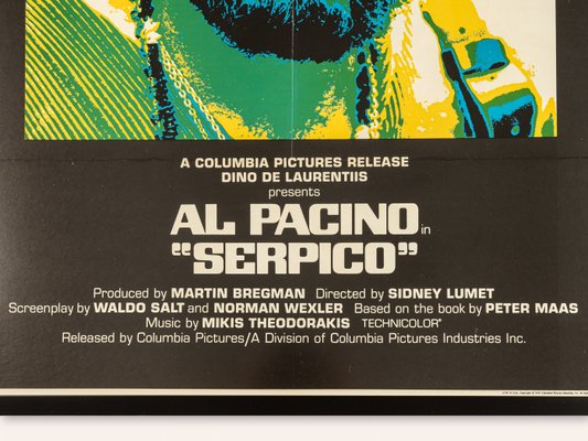 Serpico Al Pacino Poster, 1970s for sale at Pamono