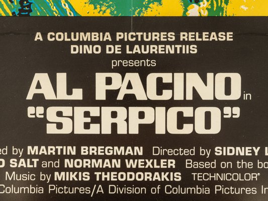 Serpico Al Pacino Poster, 1970s for sale at Pamono