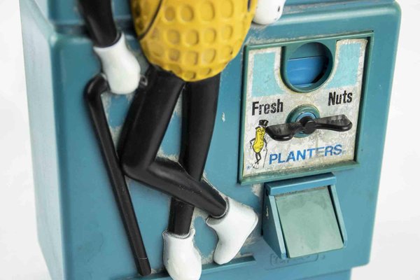 Vintage Mr. Peanuts Dispenser, USA, Mid-20th Century for