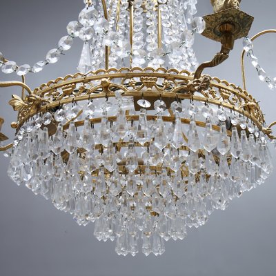 Wooden prism chandelier top