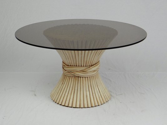 cane coffee table set