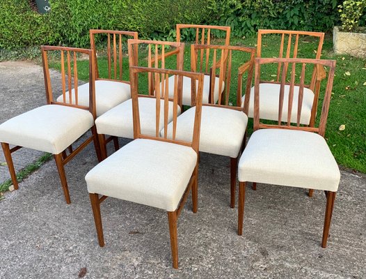 Dining Chairs by Gordon Russell Set of 8 for sale at Pamono