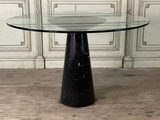 Dining Table By Angelo Mangiarotti, Modern Dining Table Black Marble