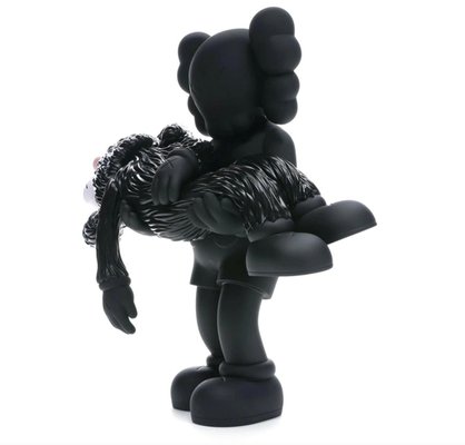 【美品・未使用品】KAWS GONE BLACK OPEN EDITION KAWS, Gone Figure Black (2019) - LYNART STORE