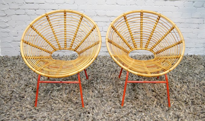 Bamboo Chair from Roh Noordwolde The Netherlands 1950s for sale