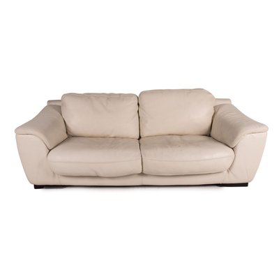 Cream Leather Sofa From Luxform For, Cream Colored Leather Sofas