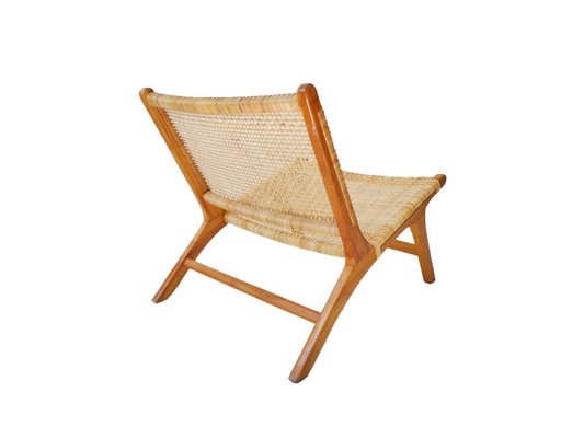 Cane mid century chair deals