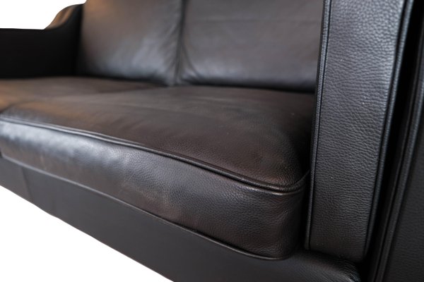 Seater Leather Sofa With Oak Legs, Leather Sofa With Legs