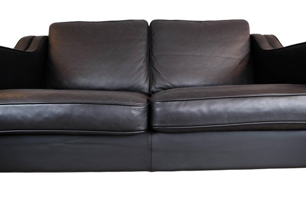 Seater Leather Sofa With Oak Legs, Jennifer Convertibles Leather Sofa
