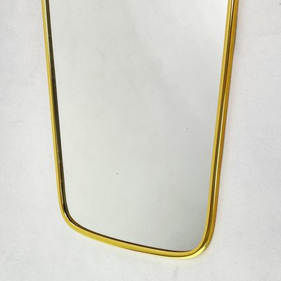 Mid Century Wall Mirror From Lenzgold, Mid Century Wall Mirror Gold