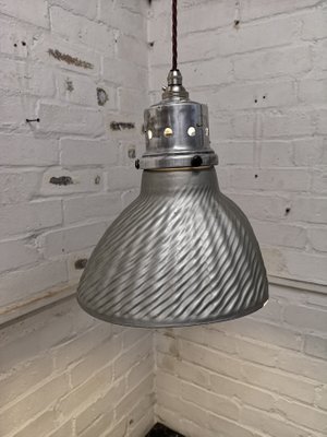 British Mercury Glass Pendant Lamp from 