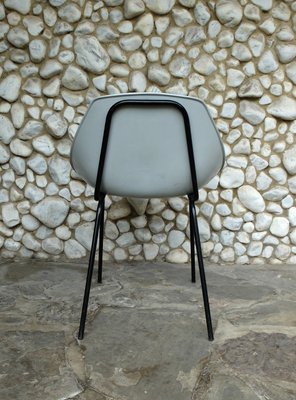 Gray Coquillage Chair by Pierre Guariche for Meurop, 1960s