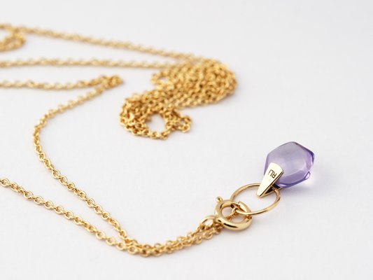 Yellow gold dainty necklace Clearance