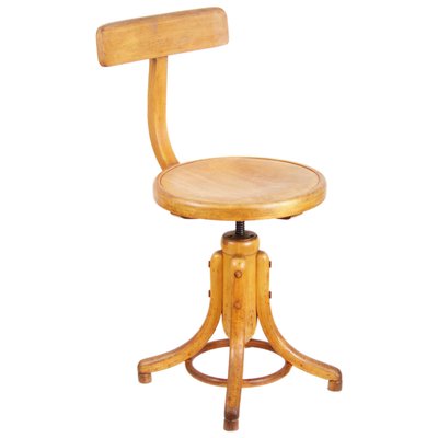 Wood drafting chair top
