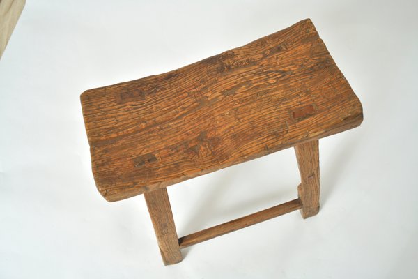 Antique Chinese Wooden Saddle Stool For Sale At Pamono