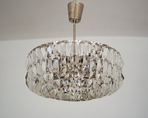 mid century crystal chandelier