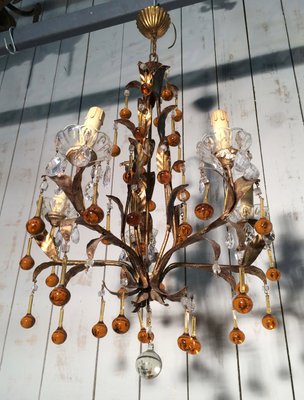 French Iron Chandelier 1960s For At Pamono French Iron Chandelier 1960s 6