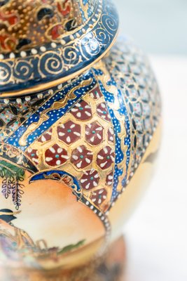 Grand vase chinois peint à la main 1M80