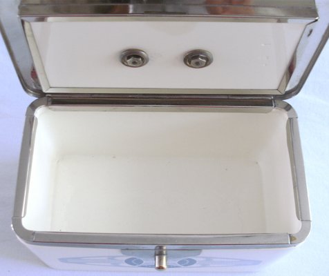 Antike Jugendstil Keksdose aus Keramik