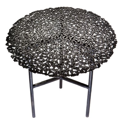 Jean Cast Butterfly Indoor Or Outdoor Side Table In Blackened Brass By Fred Juul For Sale At Pamono